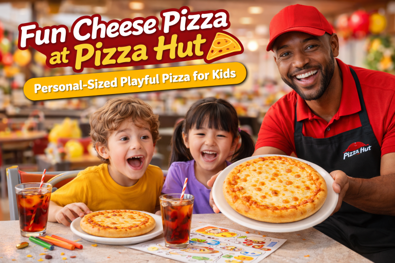 Fun Cheese Pizza at Pizza Hut