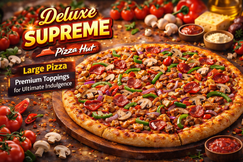Deluxe Supreme Large Pizza at Pizza Hut