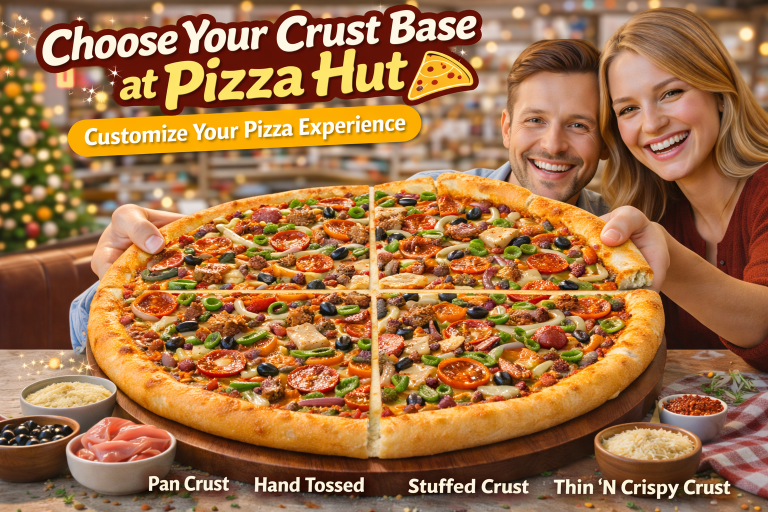 Choose Your Crust Base at Pizza Hut