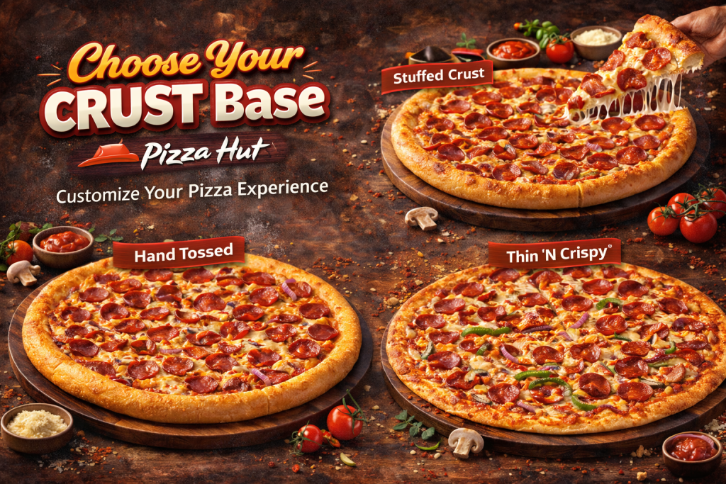 Choose Your Crust Base at Pizza Hut