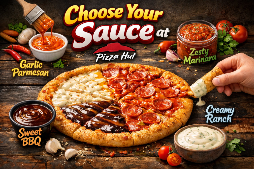 Choose Your Sauce at Pizza Hut –