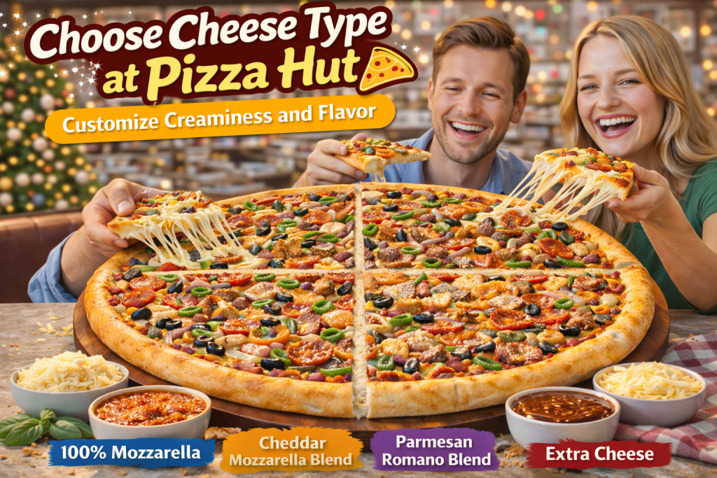 Choose Cheese Type at Pizza Hut 