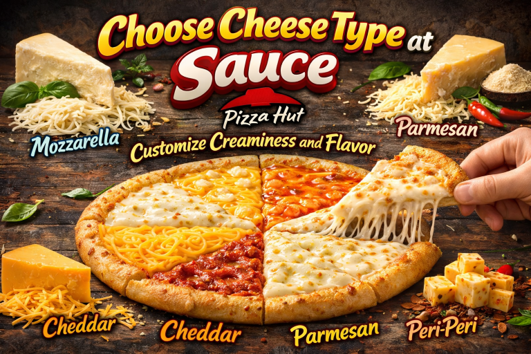 Choose Cheese Type at Pizza Hut