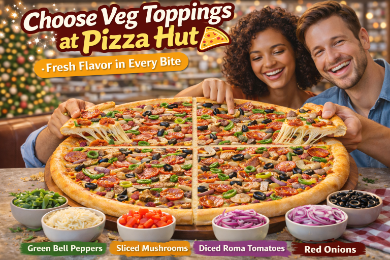 Choose Veg Toppings at Pizza Hut