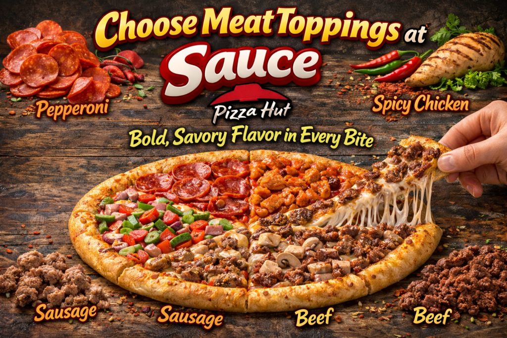 Choose Meat Toppings at Pizza Hut