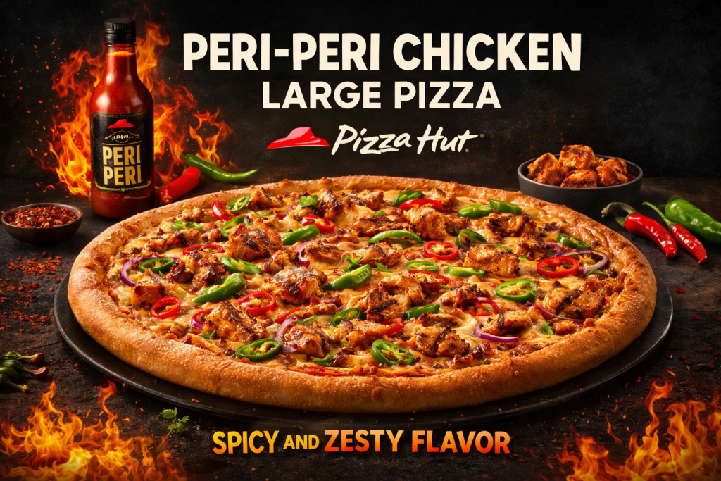 Peri-Peri Chicken Large Pizza at Pizza Hut 