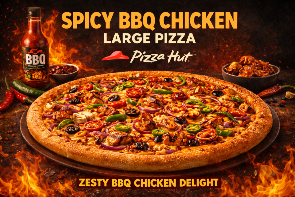 Spicy BBQ Chicken Large Pizza at Pizza Hut 