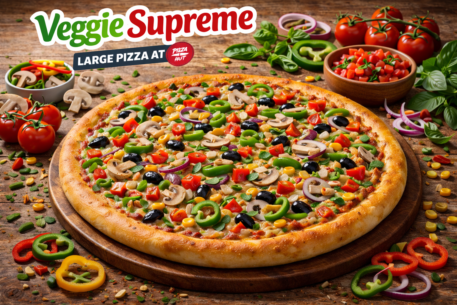 Veggie Supreme Large Pizza