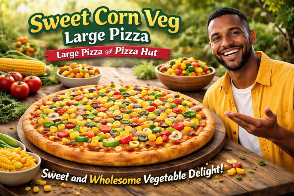 Sweet Corn Veg Large Pizza