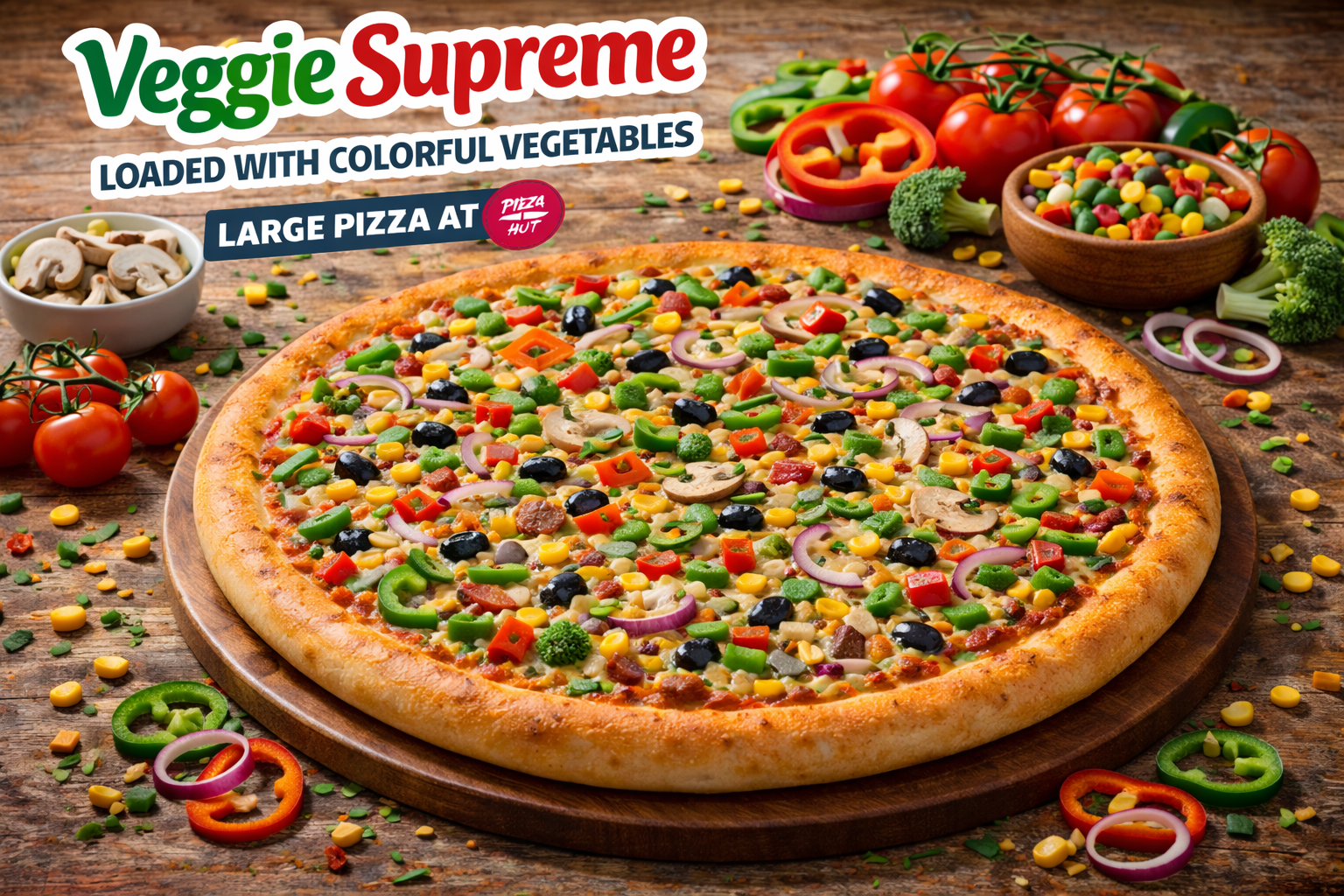Veggie Supreme Large Pizza