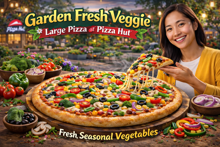 Garden Fresh Veggie Large Pizza