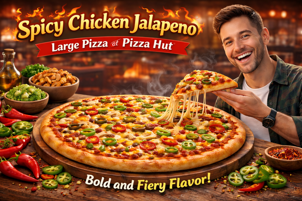 Spicy Chicken Jalapeno Large Pizza