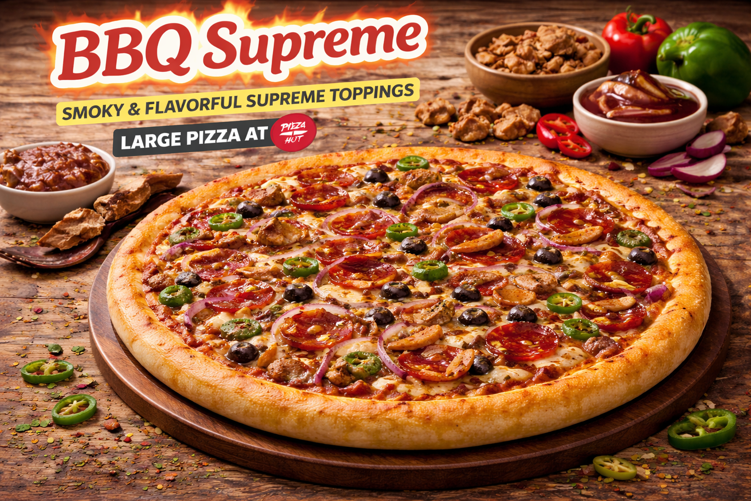 BBQ Supreme Large Pizza