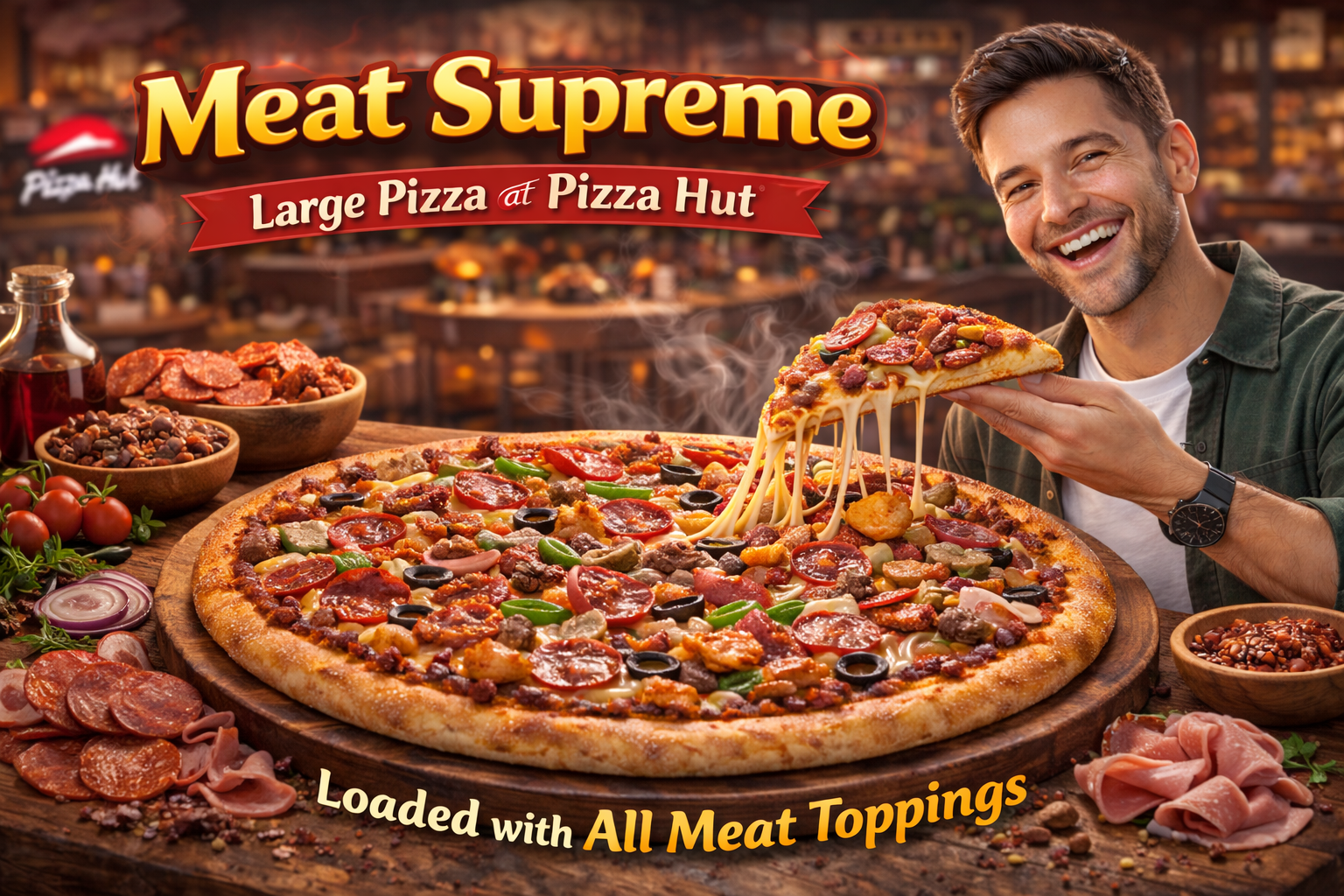 Meat Supreme Large Pizza