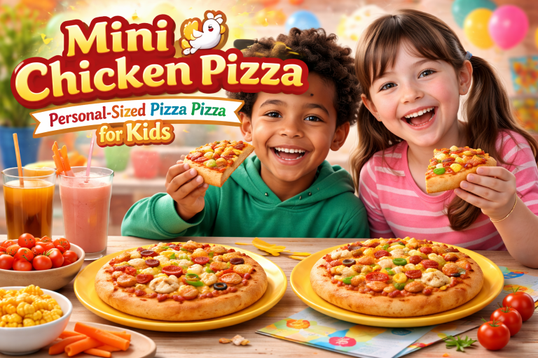 Mini Chicken Pizza at Pizza Hut – Personal-Sized Chicken Pizza for Kids