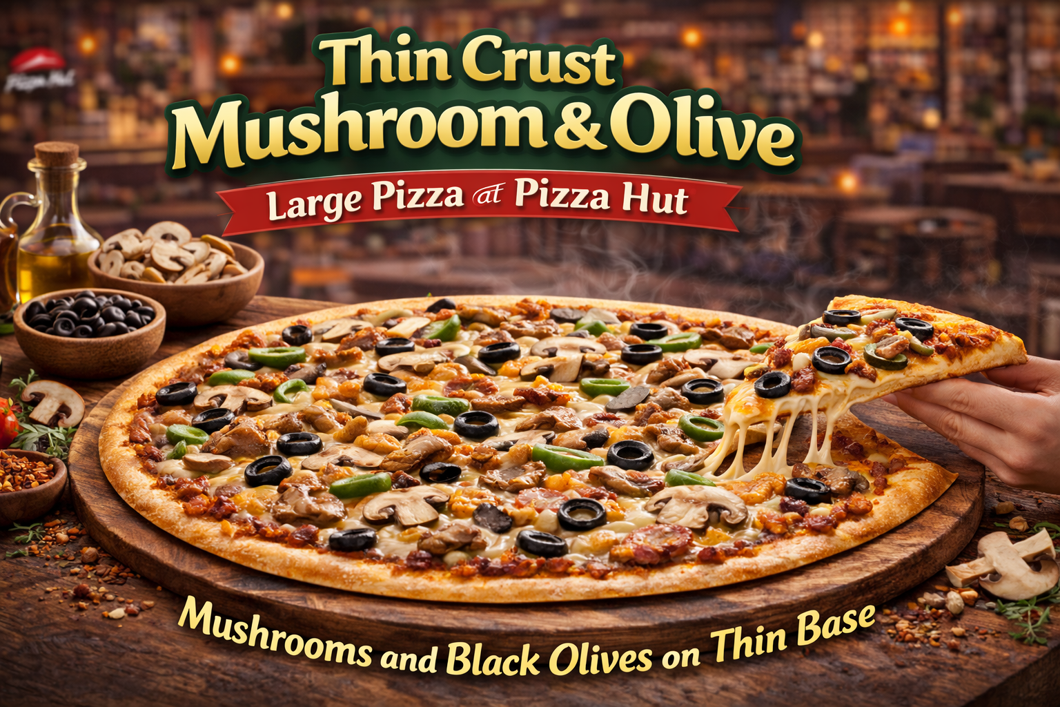 Thin Crust Spicy Italian Large Pizza