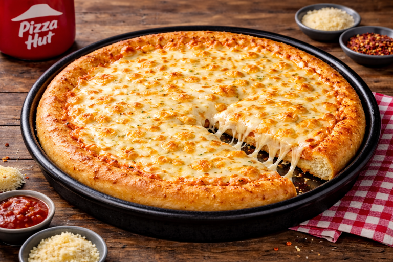 Deep Pan Cheese Large Pizza at Pizza Hut – Rich Comfort