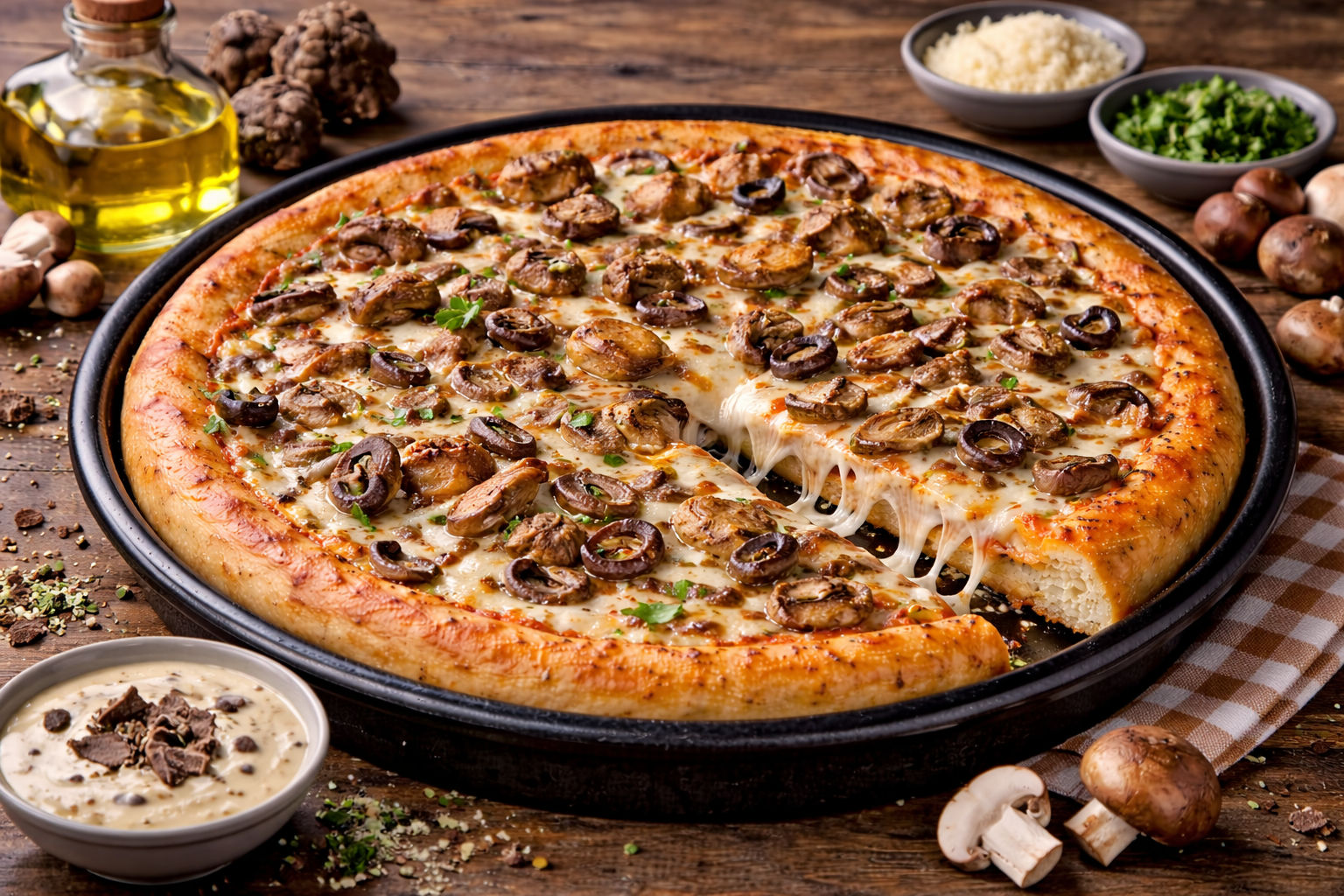 Truffle Mushroom Large Pizza