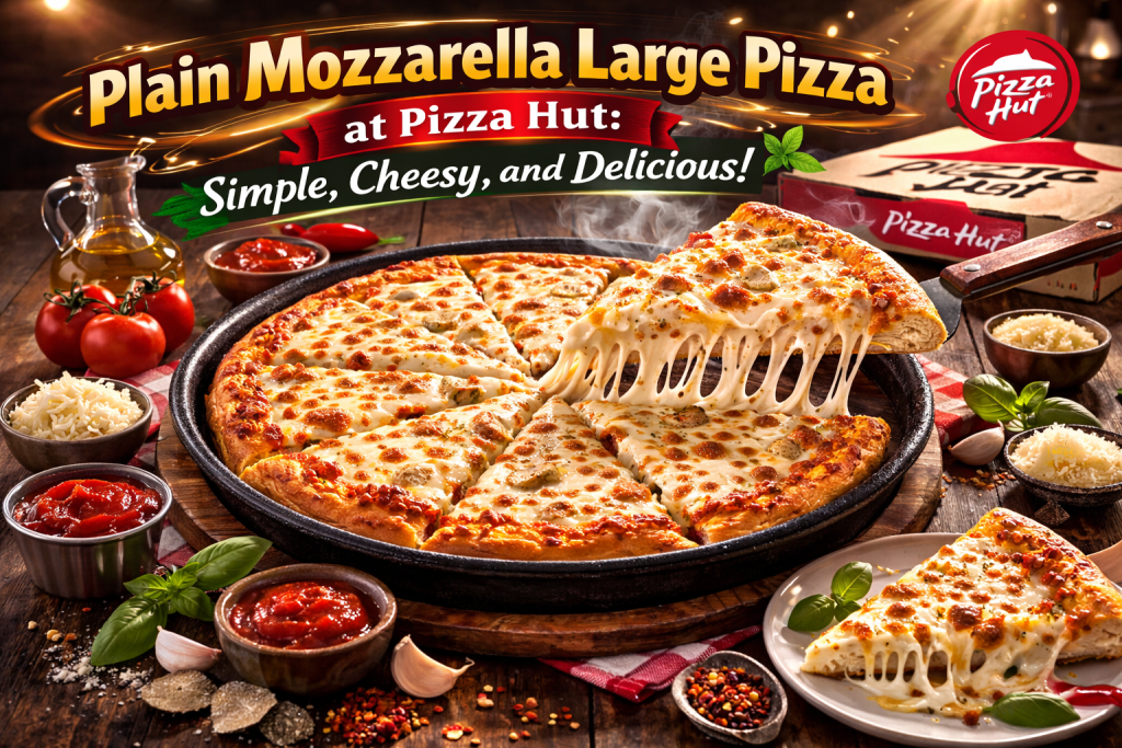 Plain Mozzarella Large Pizza