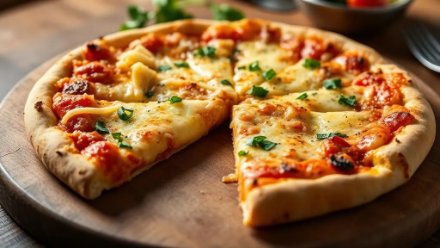 Cheddar & Parmesan Pizza