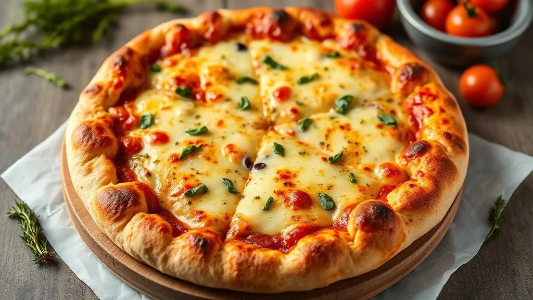 Garlic Cheese Stuffed Crust