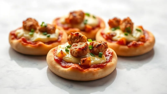 Mini Chicken Pizza