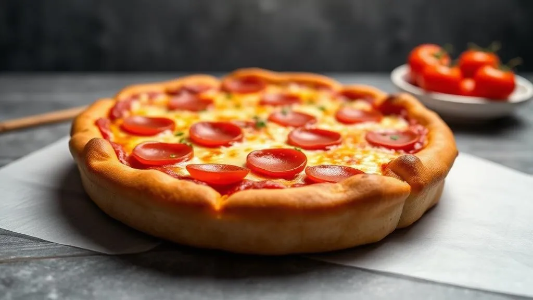 Pepperoni Stuffed Crust