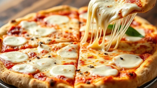 Plain Mozzarella Pizza