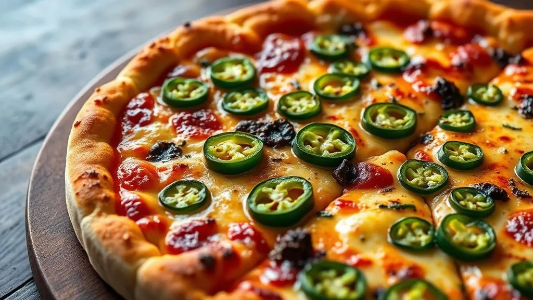 Spicy Jalapeno Stuffed Crust